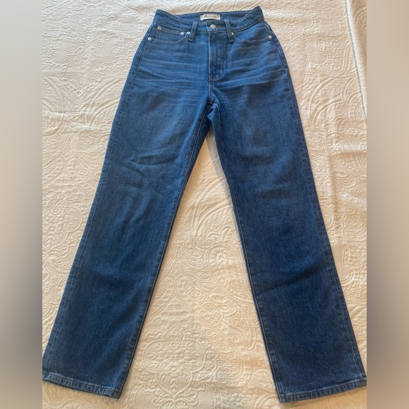 Madewell Curvy Perfect Vintage Straight Jean Women’s 25 - Picture 6 of 7